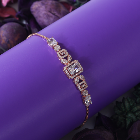 Zirconia studded Square statement