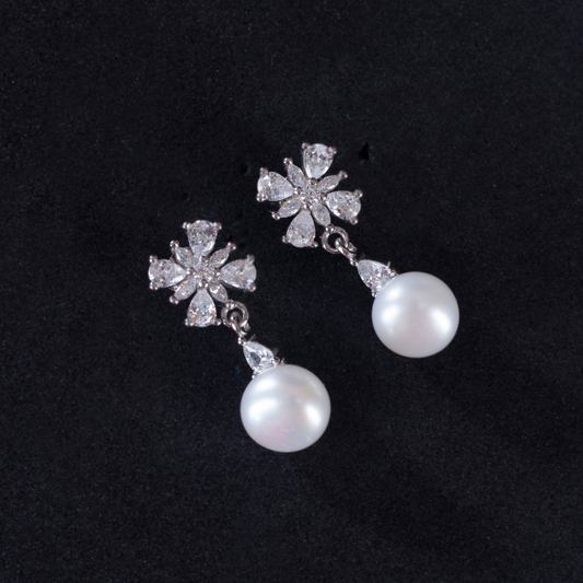 FLOWER PEARL DROP