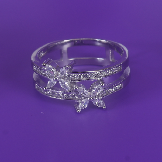 Dual butterfly Date ring
