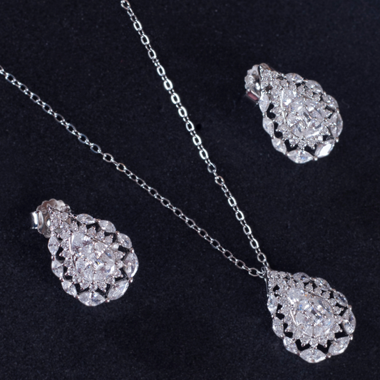 Zirconia studded Elegant drop