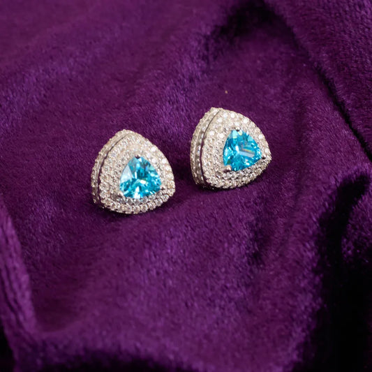 ROUND TRIANGLE COLOR STUDDED