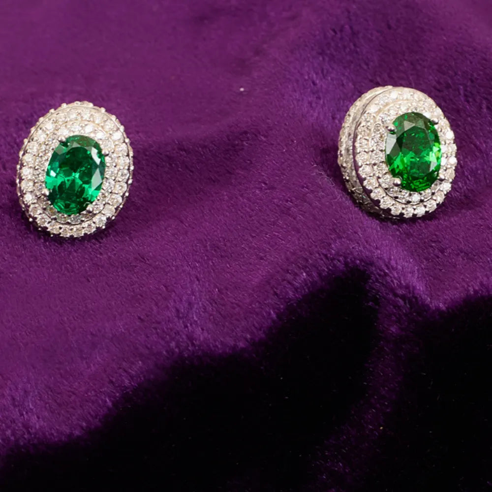 CIRCLE STUDDED COLOR STONE