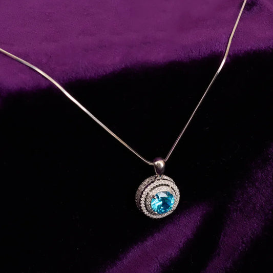 CIRCLE STUDDED COLOR STONE