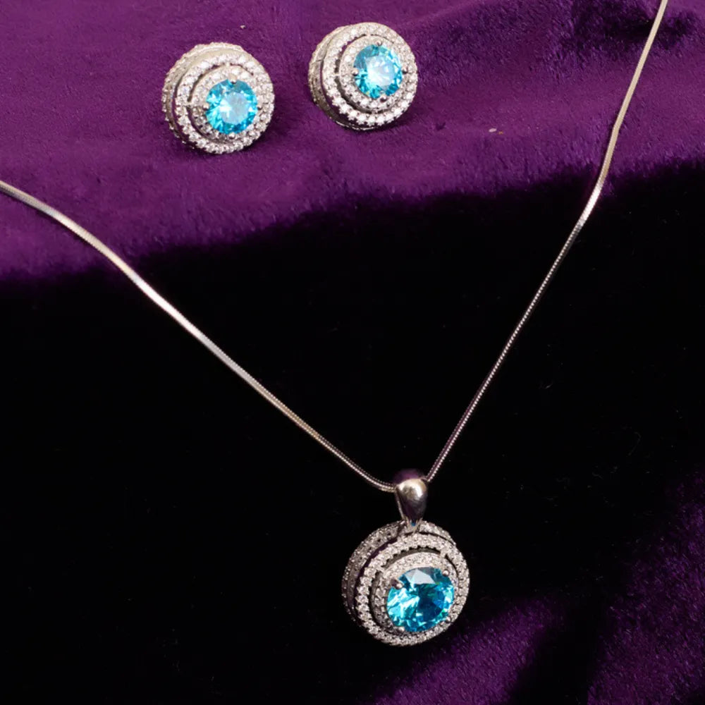 CIRCLE STUDDED COLOR STONE