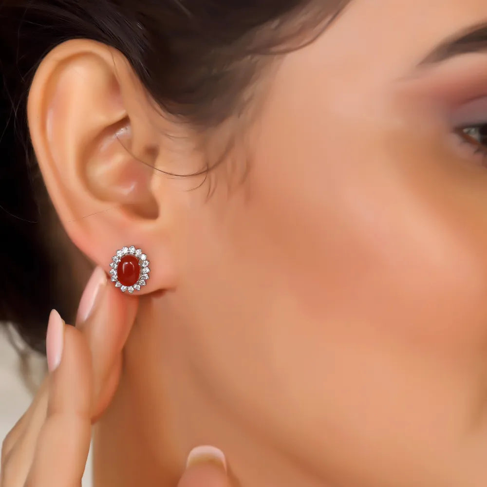 OVAL STUDDED