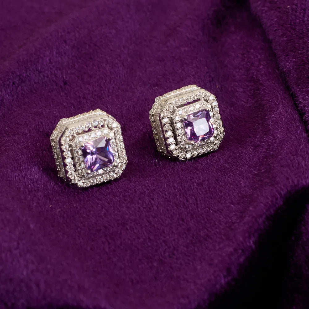 SQUARE COLOR STUDDED