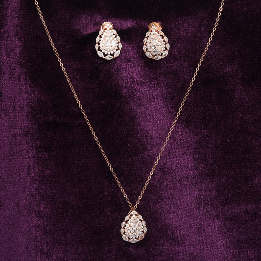 Zirconia studded Elegant drop