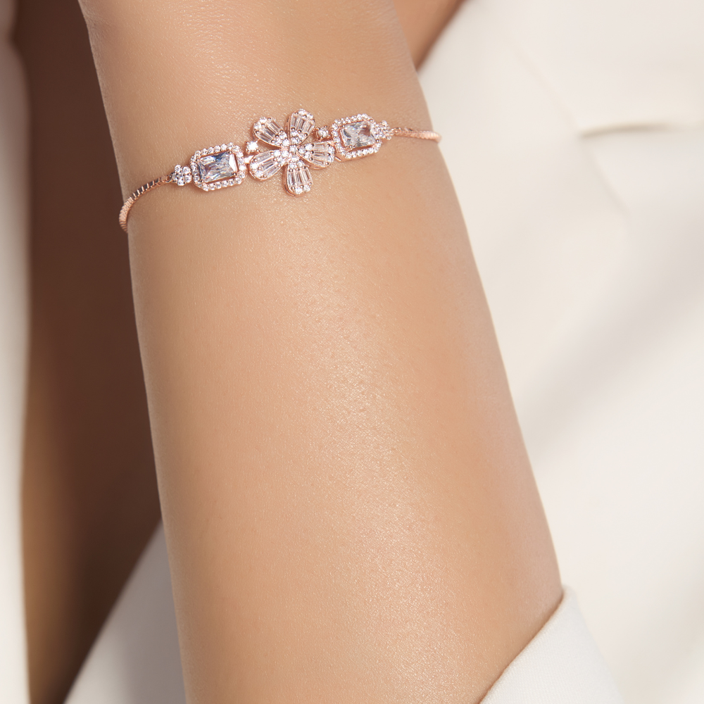 Zirconia studded Juhi flower