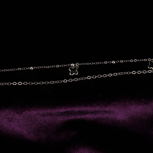 Black clover Dual fall anklet