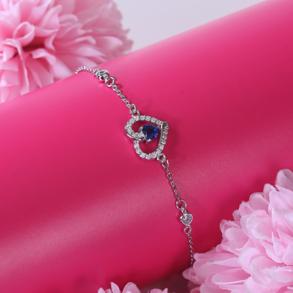 Zirconia studded Heart