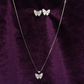 Zirconia studded Butterfly
