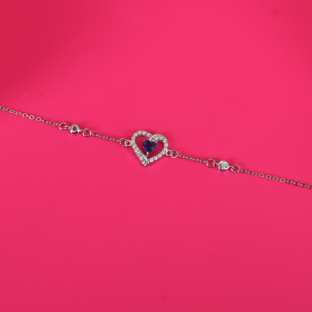 Zirconia studded Heart