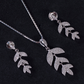 Zirconia Studded leaves