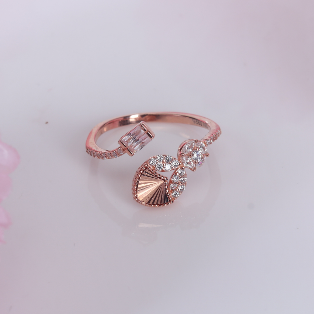 3D cut coffee Date ring