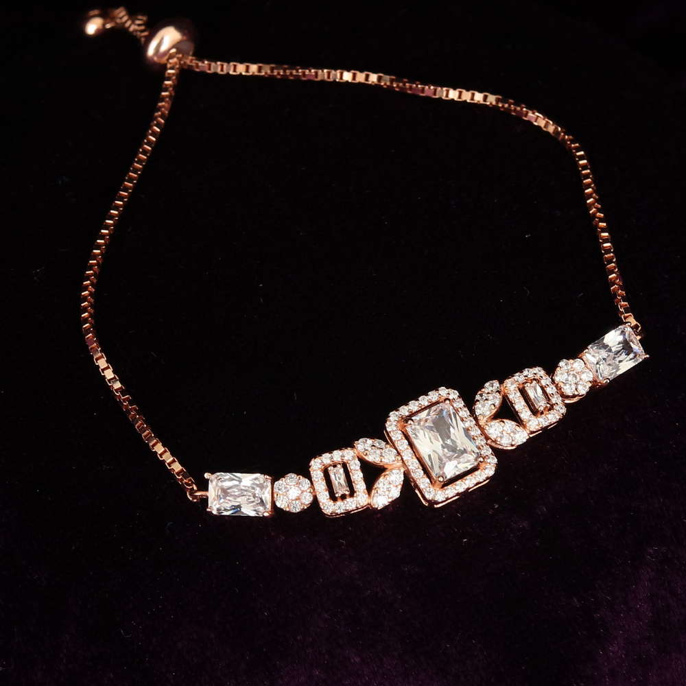 Zirconia studded Square statement