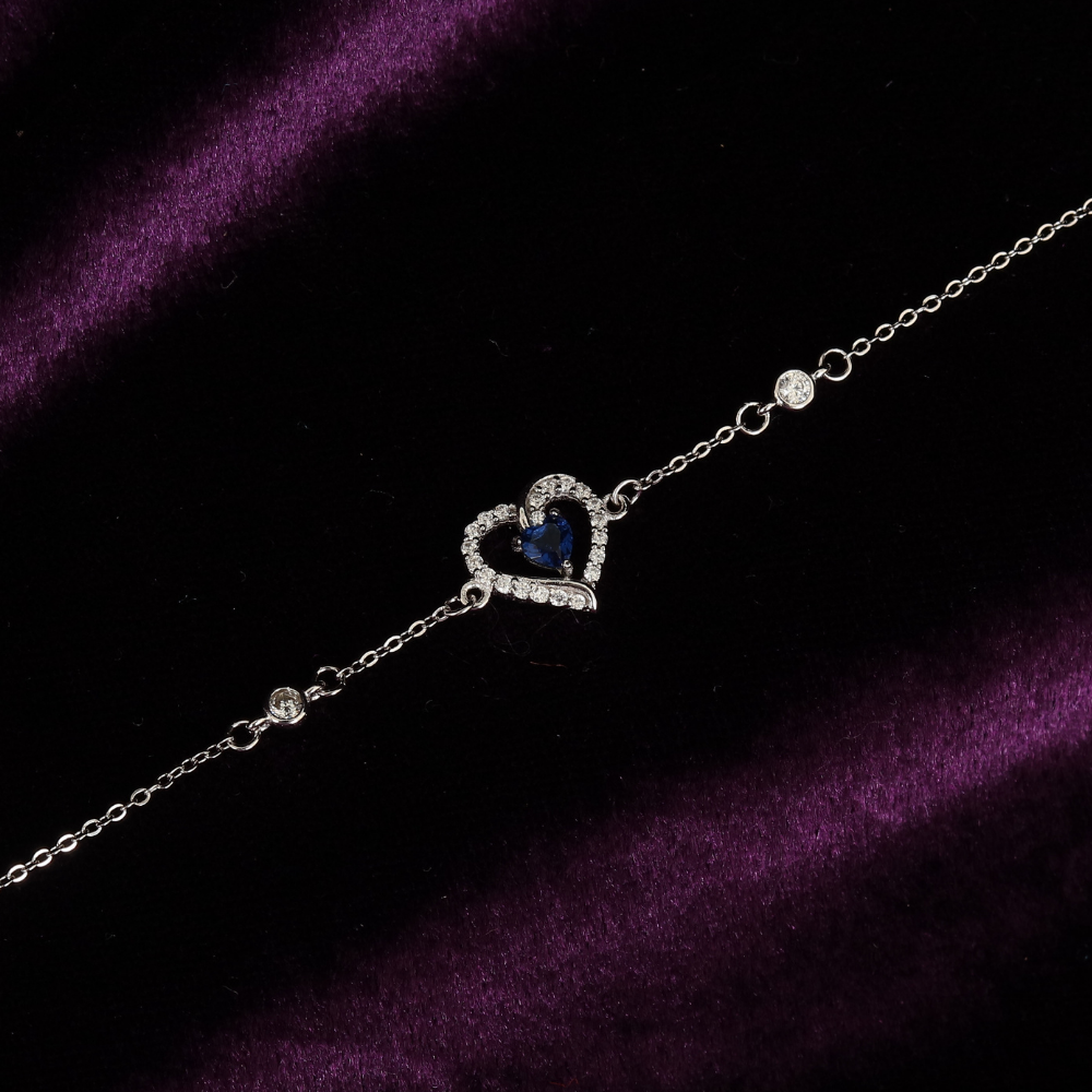 Zirconia studded Heart