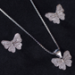 Zirconia studded Butterfly