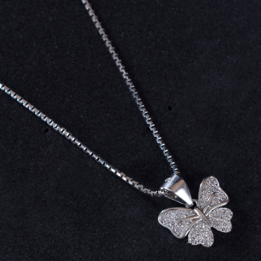 Zirconia studded Butterfly