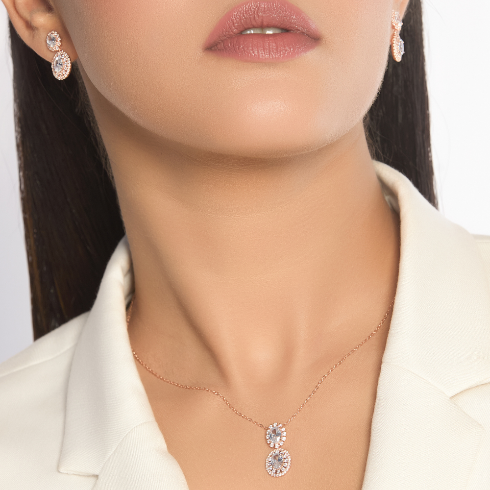 Zirconia studded Dual drop