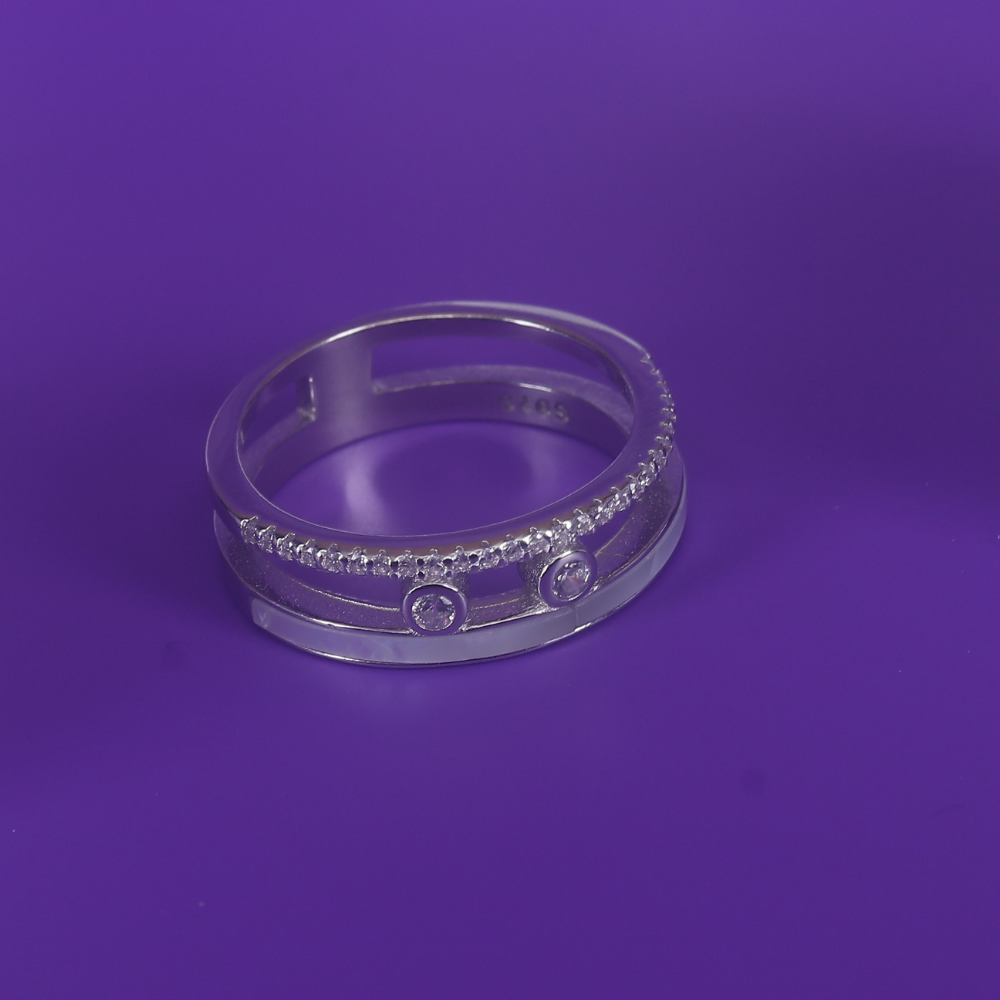 Dual line pearl Studded