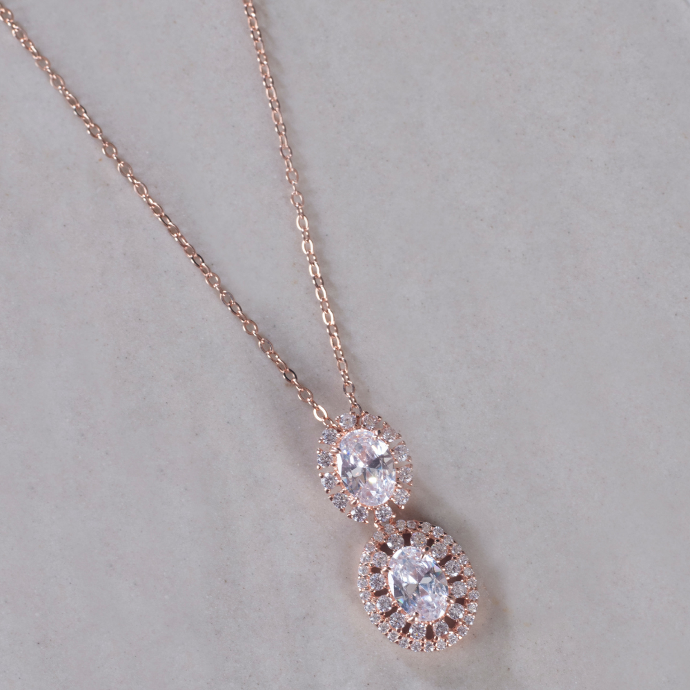 Zirconia studded Elegant drop