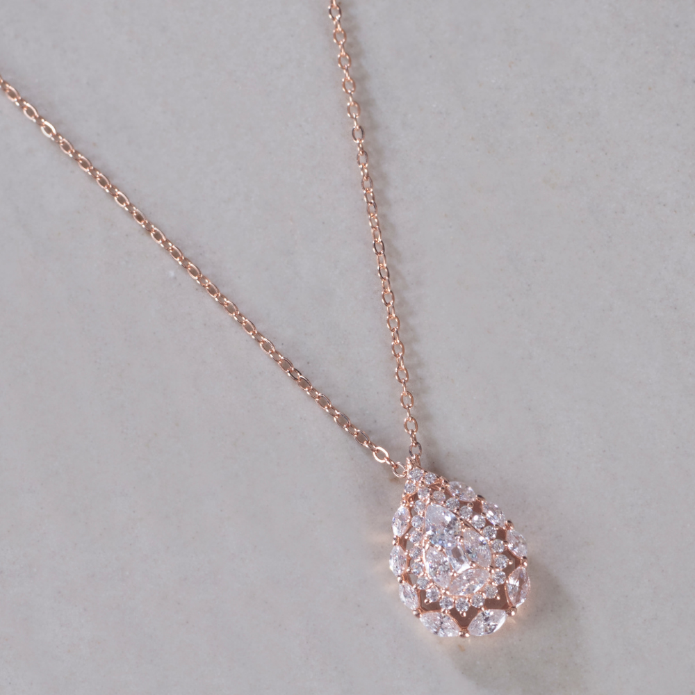 Zirconia studded Elegant drop