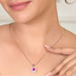 SQUARE STUDDED COLOR STONE
