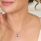 FINE SQUARE STUDDED COLOR STONE