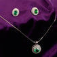 CIRCLE STUDDED COLOR STONE