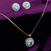CIRCLE STUDDED COLOR STONE