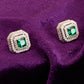 SQUARE STUDDED COLOR STONE