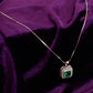 SQUARE STUDDED COLOR STONE