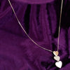 3 HEART STUDDED