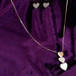 3 HEART STUDDED